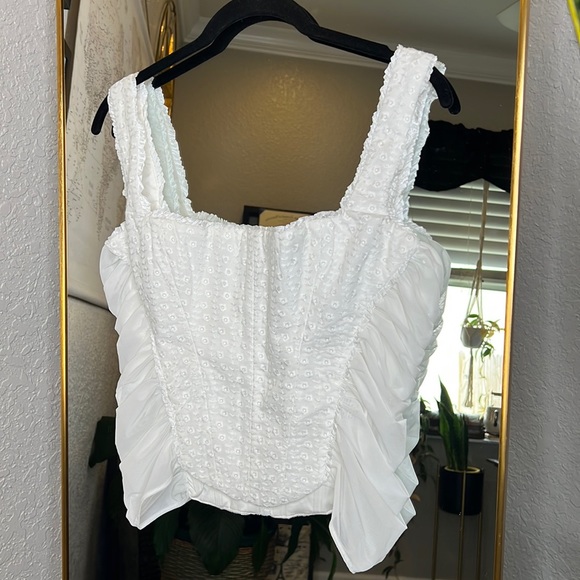 HOUSE OF CB 'Catalina' White Broderie Anglais Corset NWOT - Picture 9 of 13